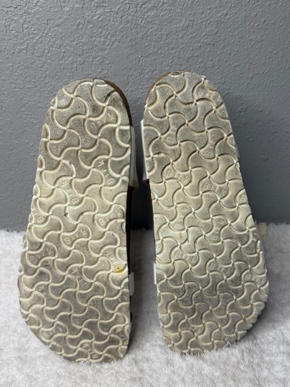 Birkenstock Yara White Patent Birko-Flor Ankle Wrap Sandals Size 40 US 9 regular - Picture 7 of 9